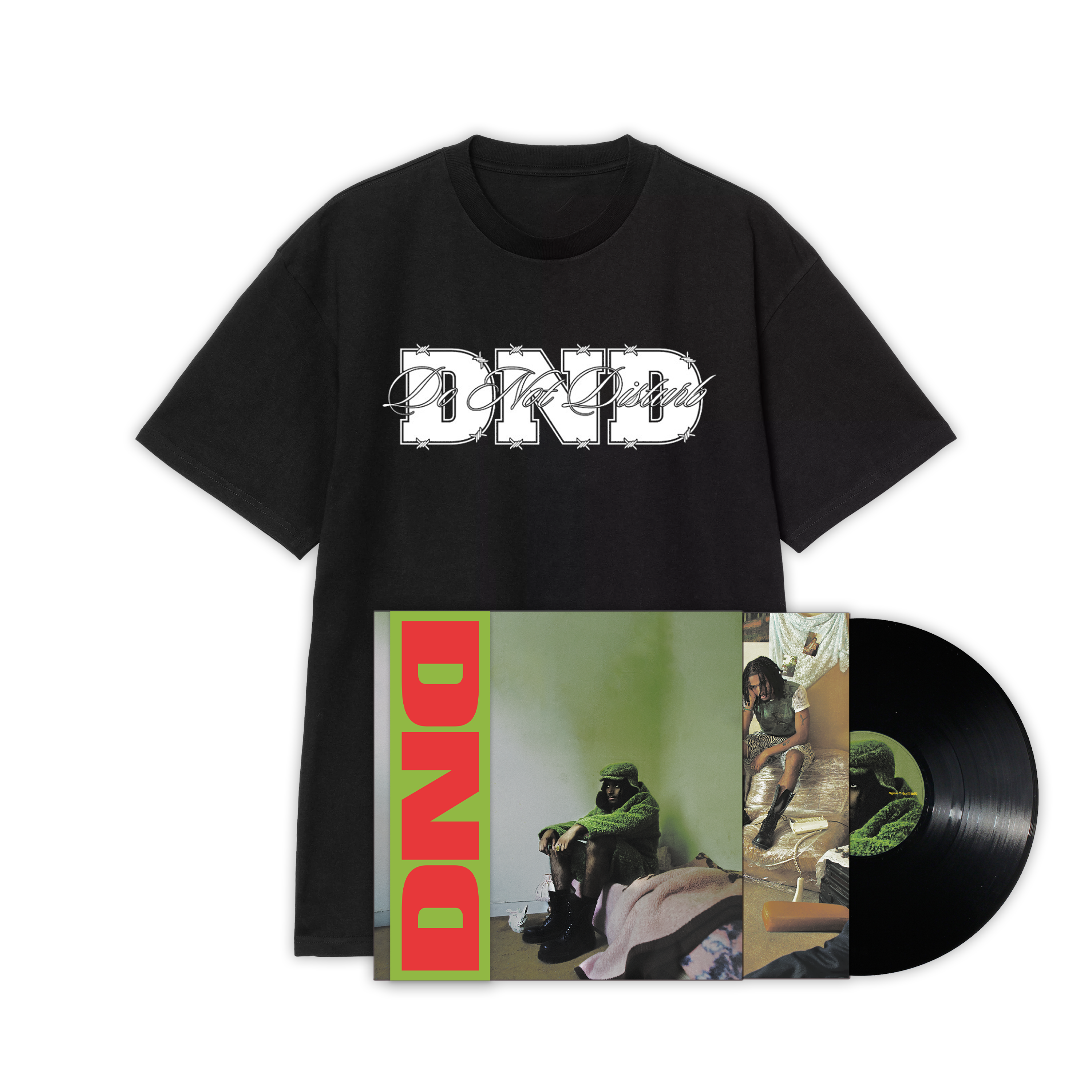 Vinyle + T-shirt “DND“